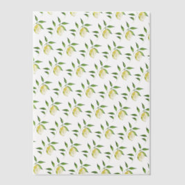 Citroenpatroon Vellum-papier voor uitnodigingen