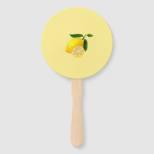 Citroenpers wit handwaaier (Achterkant)