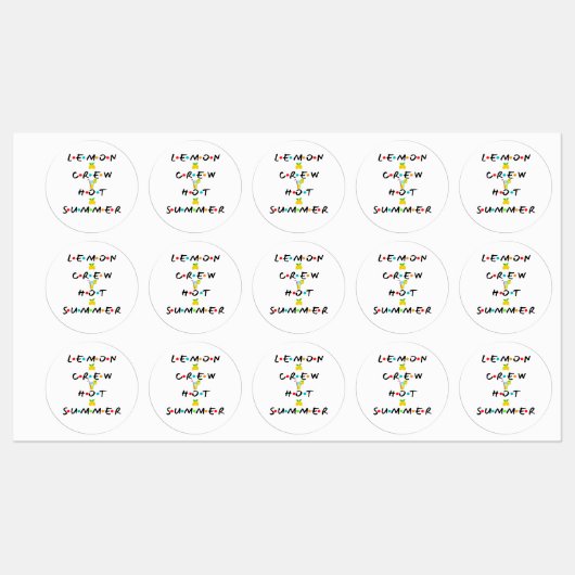 citroenploeg hete zomer labels (Vel)