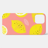 Citroenprint, helder naadloos zomerpatroon. Case-Mate iPhone case (Achterkant (horizontaal))