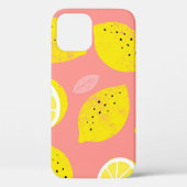 Citroenprint, helder naadloos zomerpatroon. Case-Mate iPhone case (Achterkant)