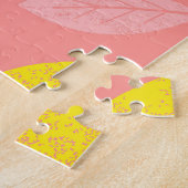 Citroenprint, helder naadloos zomerpatroon. legpuzzel (Zijkant)