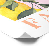 Citroenprint Italië Poster (Hoek)