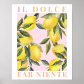 Citroenprint Italië Poster (Voorkant)