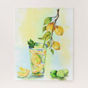 Citroenpuzzels Sap Koele Drink Legpuzzel