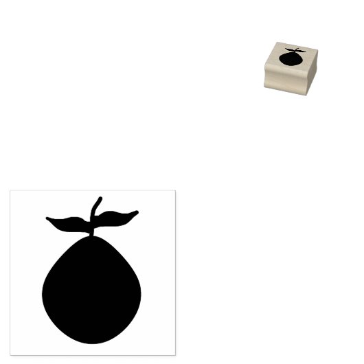 Citroenrubberen stempel (Gestempeld)