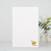 Citroensamenstelling Blijf glimlachen! Briefpapier (Staand voorkant)