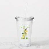 Citroensap Koele Drink Party Acryl Tumbler Acryl Drinkbeker (Achterkant)