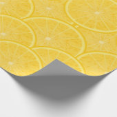 Citroenschijf Citrusfruit Gele Inpakpapier (Hoek)