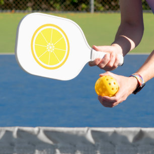 Citroenschijf Geel Pickleball Paddle