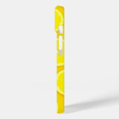 Citroenschijfje heldergeel grafisch Case-Mate iPhone case (Achterkant / Links)