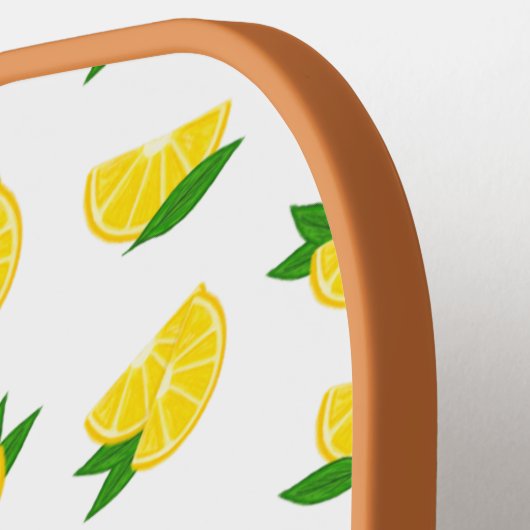 Citroenschijfje Schattige Citrus dames Pickleball  Pickleball Paddle (Links Detail)