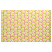 Citroenschijfjes op roze stof (Fat Quarter)