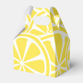 Citroenschijfjes Patroon Zomer Party Favor Box Bedankdoosjes (Achterkant)