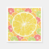 Citroenschijfjes Servet (Voorkant)