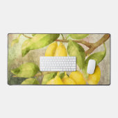 Citroenschilderij Bureaumat (Keyboard & Muis)