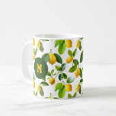 Citroenschilpatroon Koffiemok (Voorkant links)