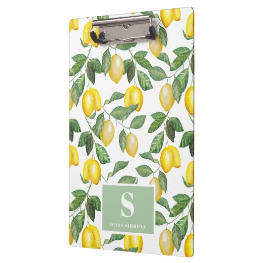 citroenseizoen | monogram klembord (Links)