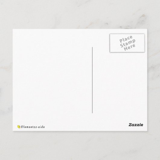 citroenstaak briefkaart (Achterkant)