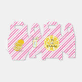 Citroenstand Birthday Party Bedankdoosjes (Uitgevouwen)