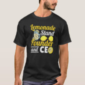 Citroenstand oprichter en Ceo voor lemon Juice Sel T-shirt (Voorkant)