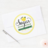 Citroensuiker Handscrub Labels Aangepaste Stickers (Envelop)