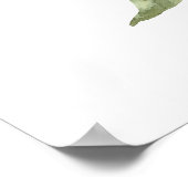 Citroensymbool Welkom Bruidsdouche Bord Poster (Hoek)