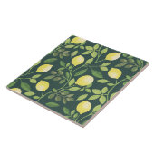 Citroentak botanische keuken tegeltje (Zijkant)