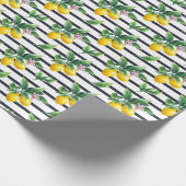 Citroentak: Citrus Waterverf Bliss Cadeaupapier (Hoek)