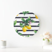 Citroentak: Citrus Waterverf Bliss Grote Klok (Huis)