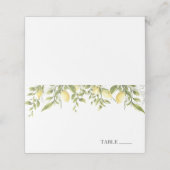  citroentak en groen Naam Plaats Kaarten Plaatskaartje (Buitenkant ongevouwen)