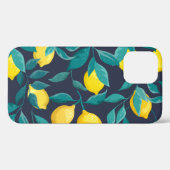 Citroentakken: Blauw Decoratief Naadloos Case-Mate iPhone Case (Achterkant (horizontaal))