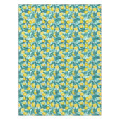 Citroentakken in blauw en geel tafelkleed (Voorkant)