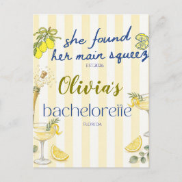 citroenthema ze vond haar grote liefde geel briefkaart