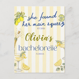 citroenthema ze vond haar grote liefde geel briefkaart