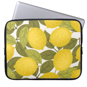 Citroentuin: eindeloos behang laptop sleeve