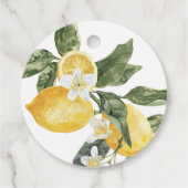 Citroenvrijgezellen Bruiloft Feest Bedankjes Labels (Achterkant)