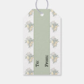 Citroenvrucht Cadeaublaadjes Cadeaulabel (Achterkant)