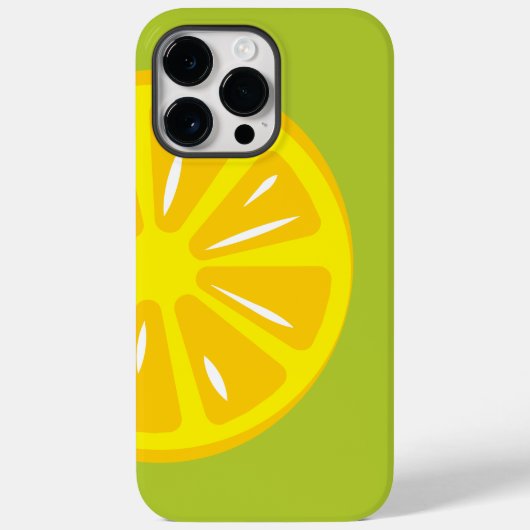 Citroenvrucht Eenvoudige groene moderne illustrati Case-Mate iPhone Case (Achterkant)