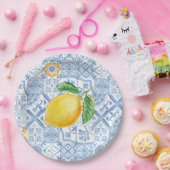 Citroenvrucht, Europees geïnspireerd Papieren Bordje (Feest)