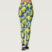 CITROENVRUCHTEN IN LANDELIJK BLUW LEGGINGS (Achterkant)
