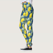 CITROENVRUCHTEN IN LANDELIJK BLUW LEGGINGS (Links)