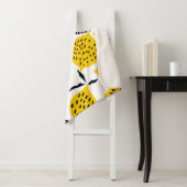 Citroenvruchten: naadloos ontwerp. sherpa deken (In situ)