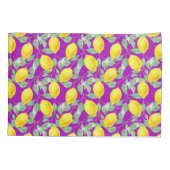 CITROENVRUCHTEN OP PAARSE ACHTERGROND KUSSENSLOOP (Achterkant)