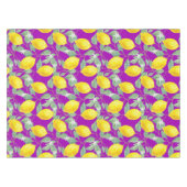 CITROENVRUCHTEN OP PAARSE ACHTERGROND TAFELKLEED (Voorkant (Horizontaal))