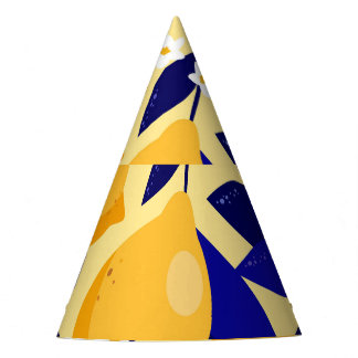  citroenvruchten: voedselpatroon. feesthoedjes