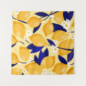  citroenvruchten: voedselpatroon. wandkleed (Voorkant (horizontaal))