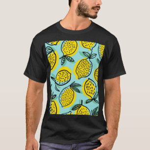 Citroenvruchten: zomermotief. t-shirt
