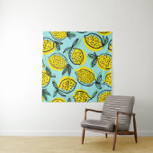 Citroenvruchten: zomermotief. wandkleed (In Situ (horizontaal))