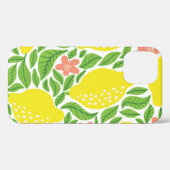 Citroenvruchtenpatroon. Naadloze zomercitruspatser Case-Mate iPhone Case (Achterkant (horizontaal))
